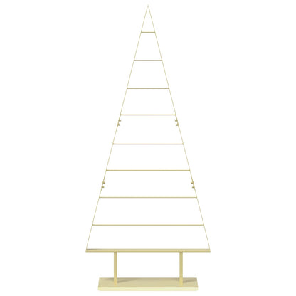 Metalen kerstboom KUOPIO 180 cm Staal Goud