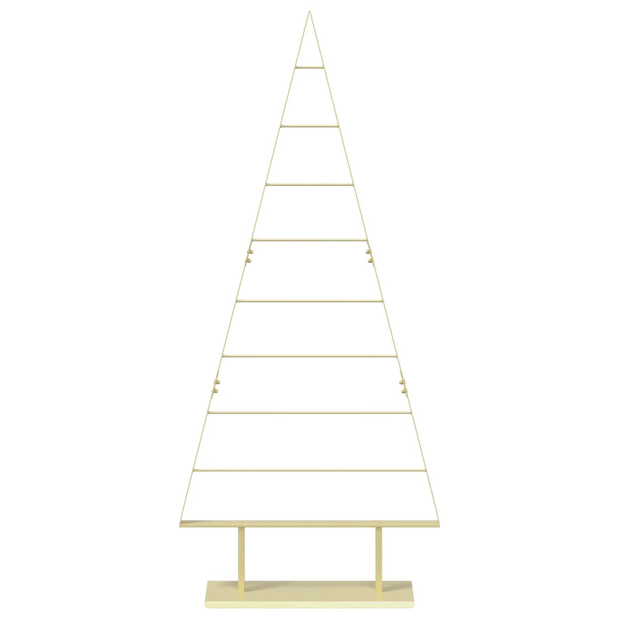 Metalen kerstboom KUOPIO 180 cm Staal Goud