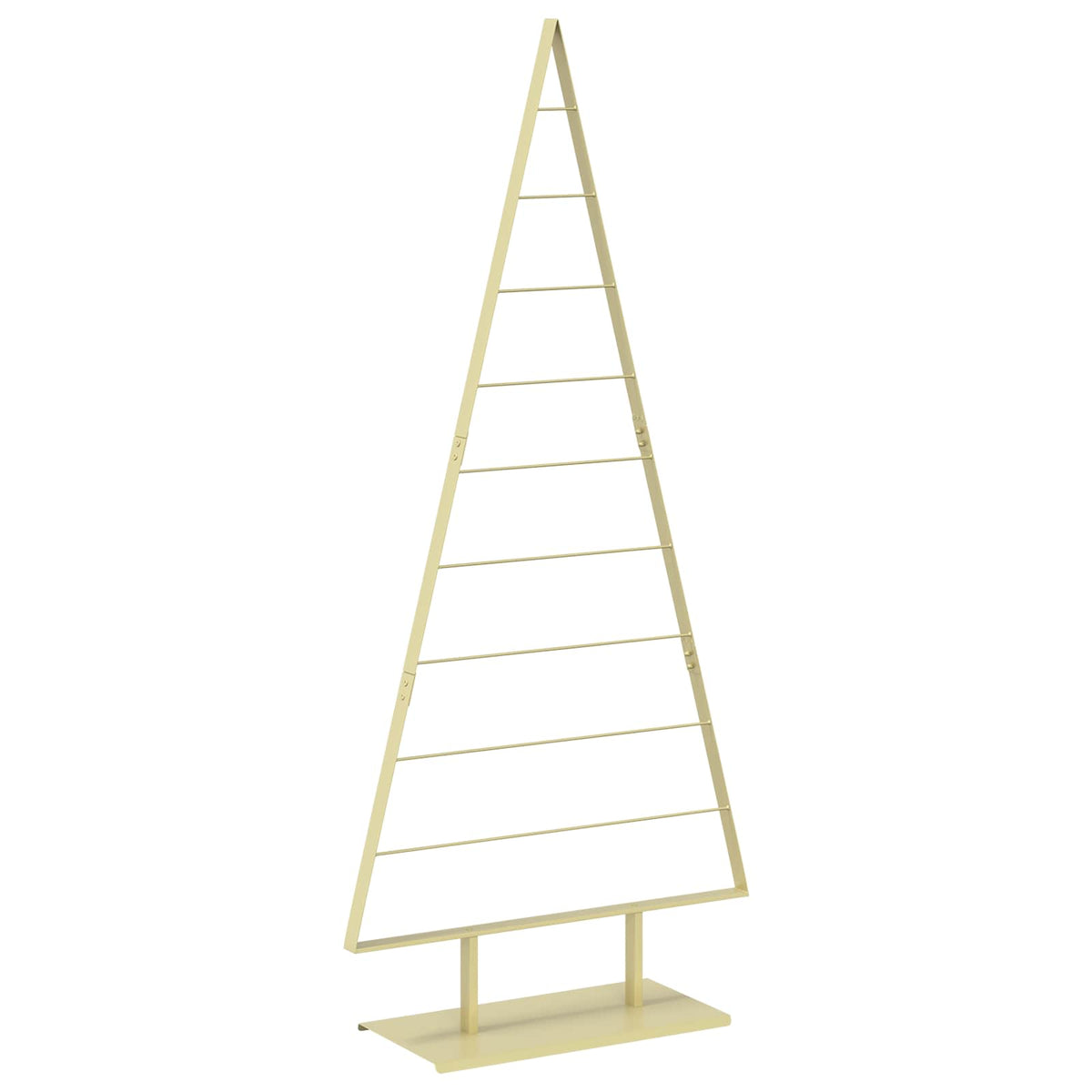 Metalen kerstboom KUOPIO 210 cm Staal Goud