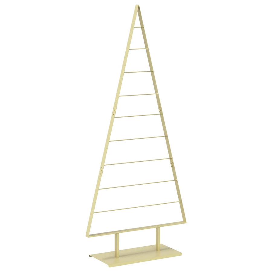 Metalen kerstboom KUOPIO 210 cm Staal Goud