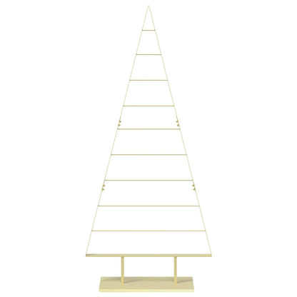 Metalen kerstboom KUOPIO 210 cm Staal Goud
