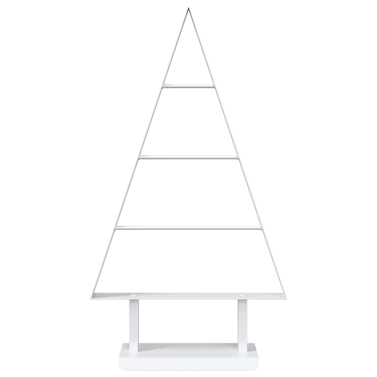 Metalen kerstboom KUOPIO 60 cm Staal Wit