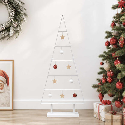 Metalen kerstboom KUOPIO 90 cm Staal Wit