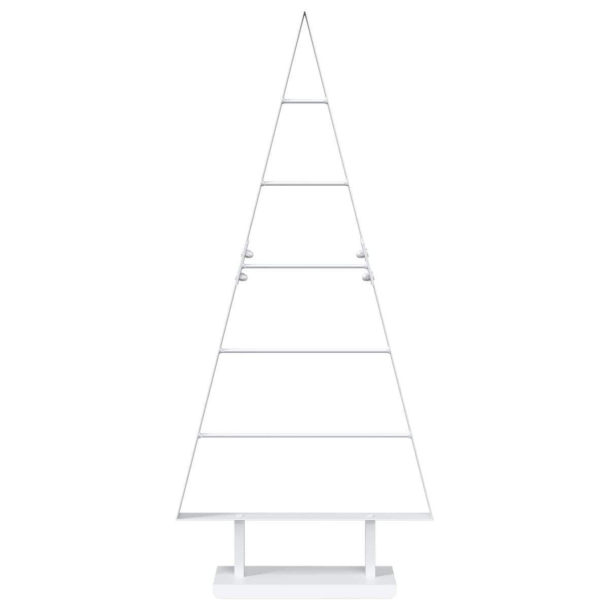 Metalen kerstboom KUOPIO 90 cm Staal Wit