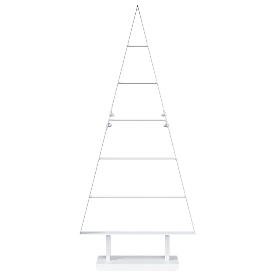 Metalen kerstboom KUOPIO 90 cm Staal Wit