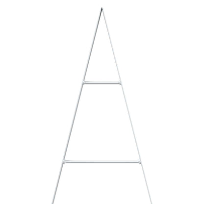 Metalen kerstboom KUOPIO 125 cm Staal Wit