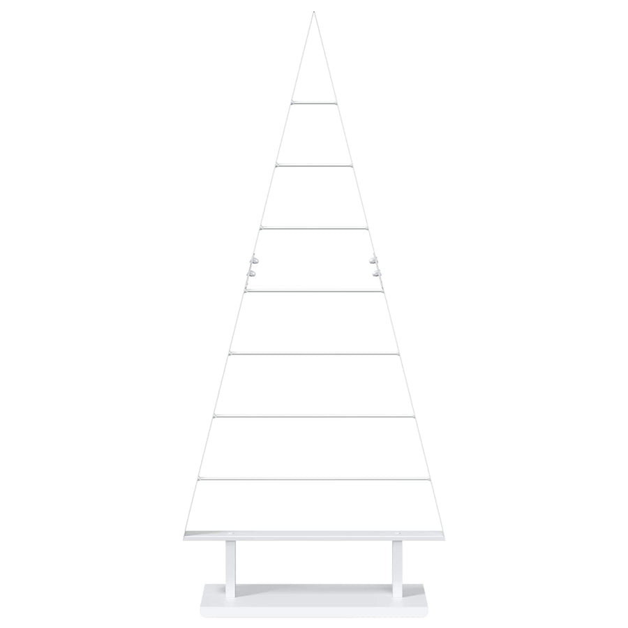 Metalen kerstboom KUOPIO 125 cm Staal Wit
