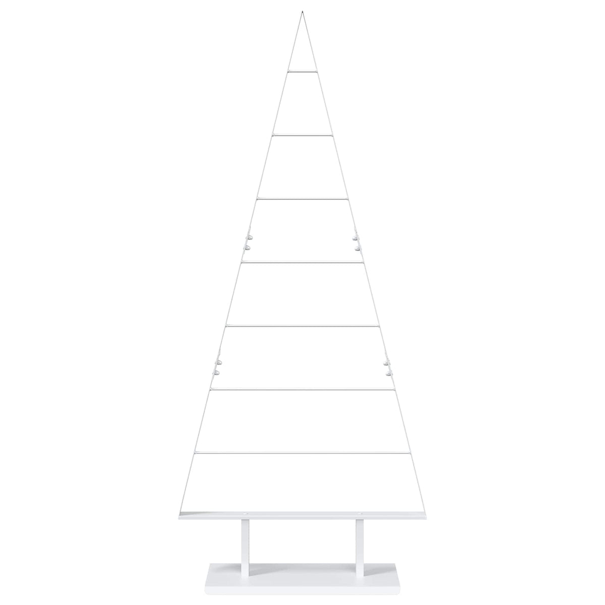 Metalen kerstboom KUOPIO 150 cm Staal Wit