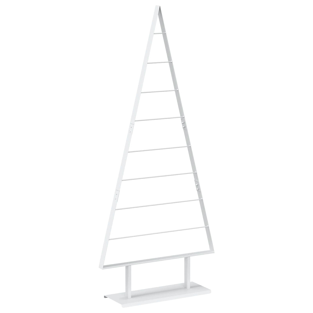 Metalen kerstboom KUOPIO 180 cm Staal Wit