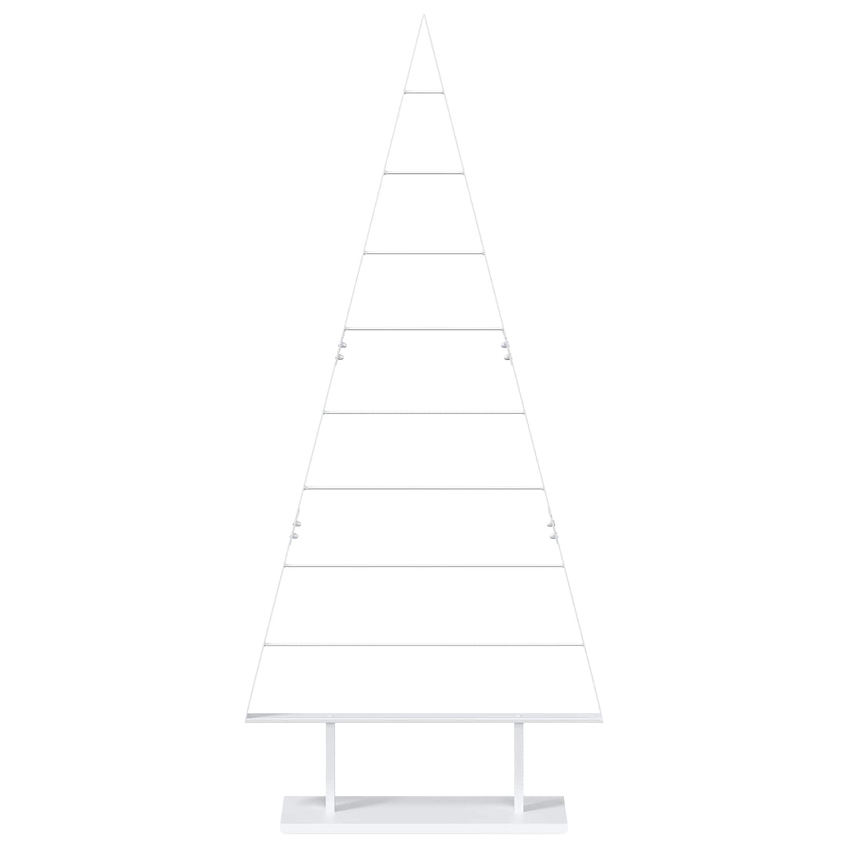 Metalen kerstboom KUOPIO 180 cm Staal Wit
