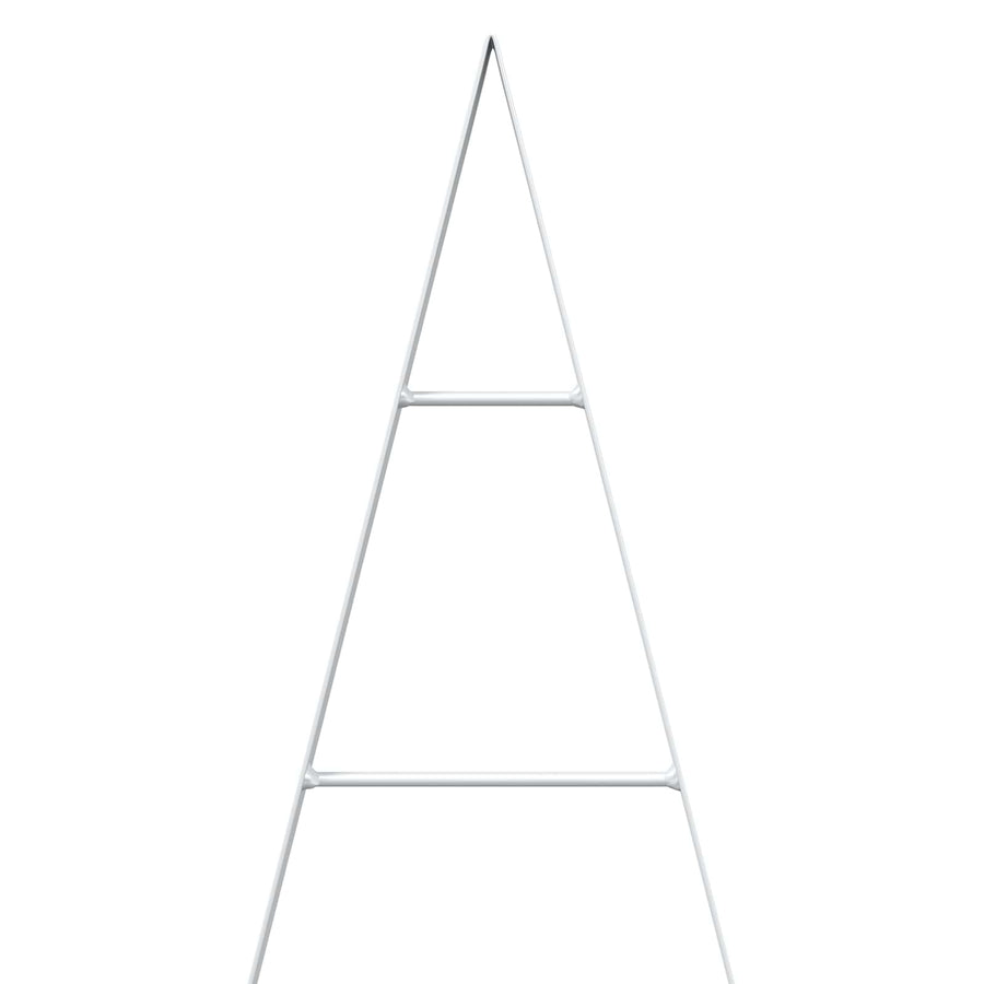 Metalen kerstboom KUOPIO 210 cm Staal Wit