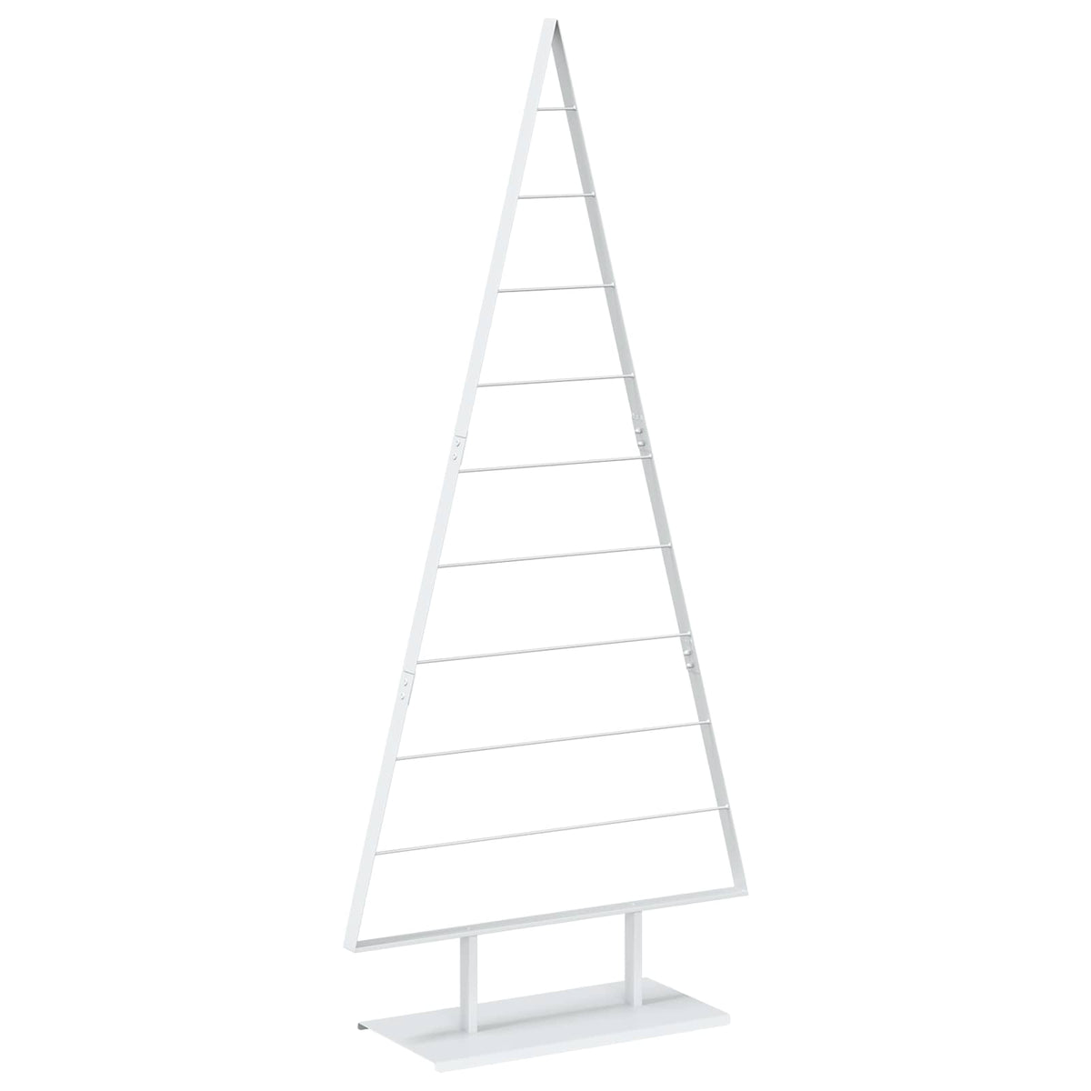 Metalen kerstboom KUOPIO 210 cm Staal Wit