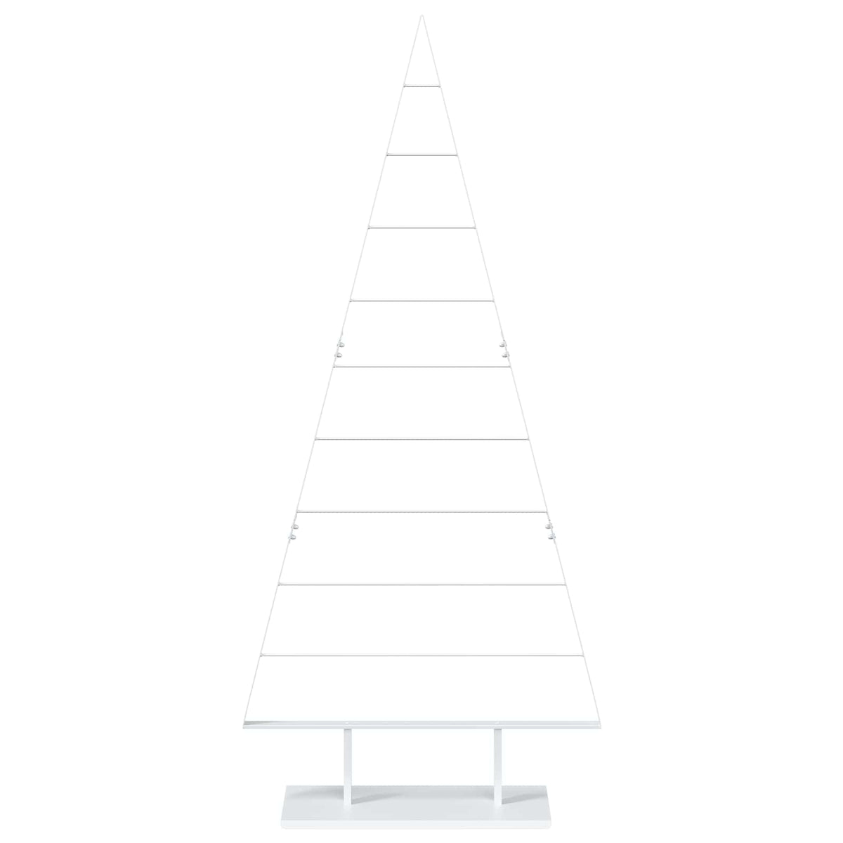 Metalen kerstboom KUOPIO 210 cm Staal Wit