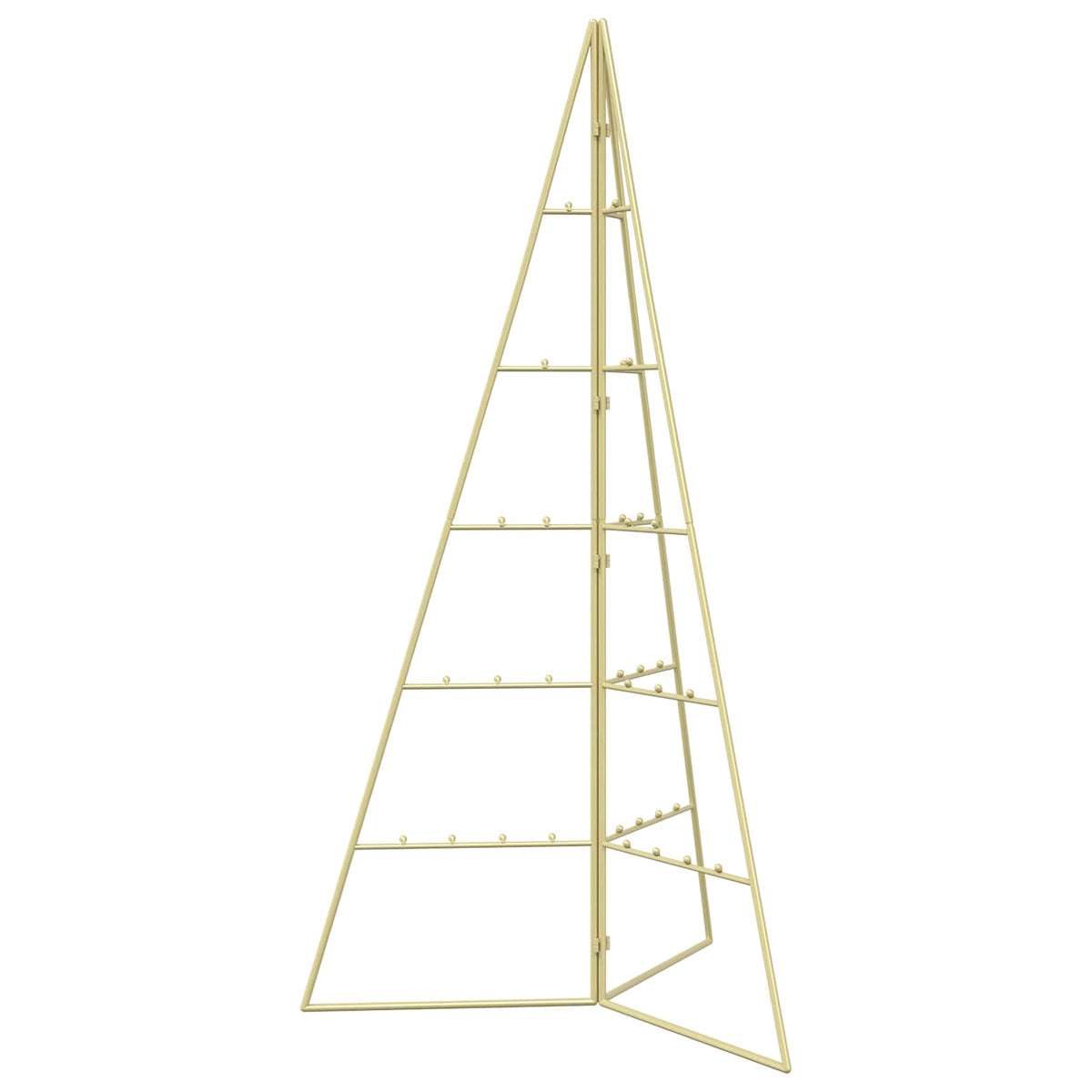 Metalen kerstboom KUOPIO 100 cm Staal Goud