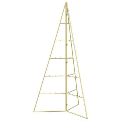 Metalen kerstboom KUOPIO 100 cm Staal Goud