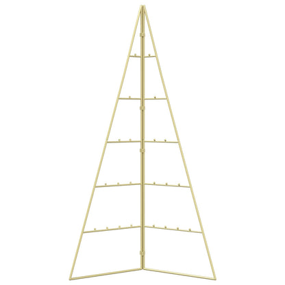Metalen kerstboom KUOPIO 100 cm Staal Goud