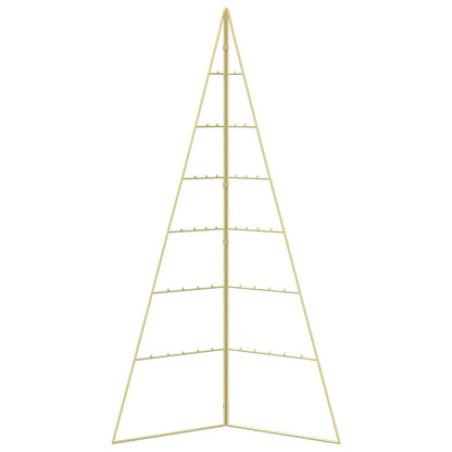 Metalen kerstboom KUOPIO 140 cm Staal Goud