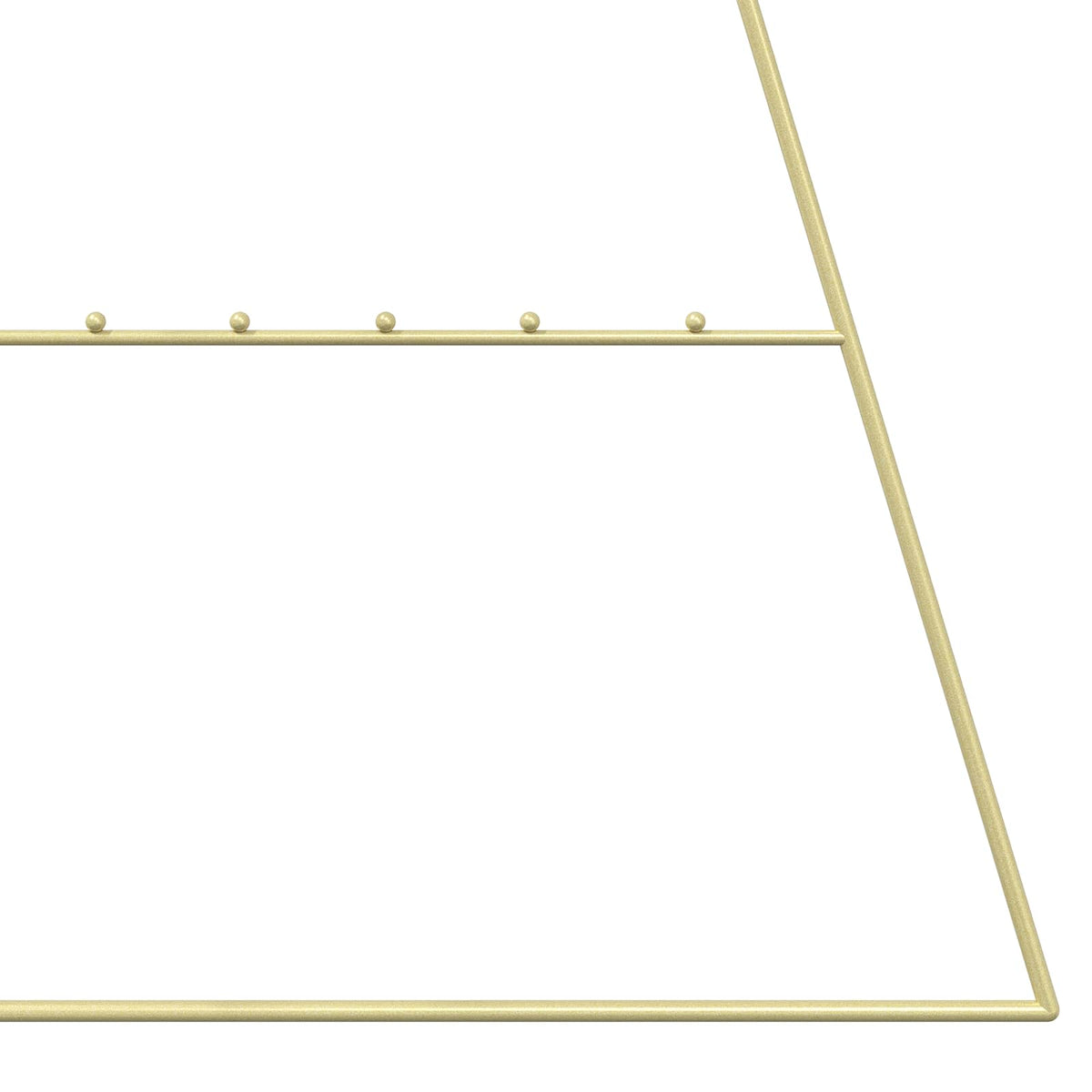 Metalen kerstboom KUOPIO 180 cm Staal Goud