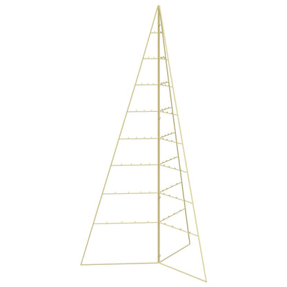 Metalen kerstboom KUOPIO 180 cm Staal Goud