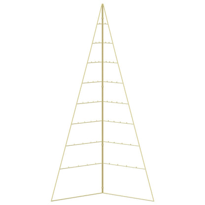 Metalen kerstboom KUOPIO 180 cm Staal Goud