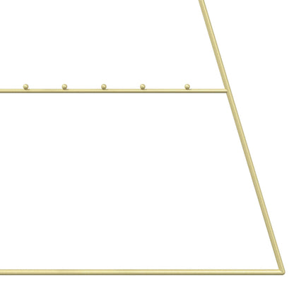 Metalen kerstboom KUOPIO 210 cm Staal Goud