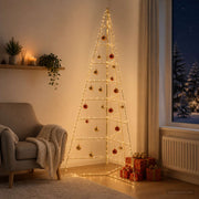 Metalen kerstboom 210 cm goud