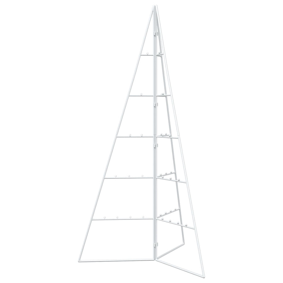 Metalen kerstboom KUOPIO 100 cm Staal Wit