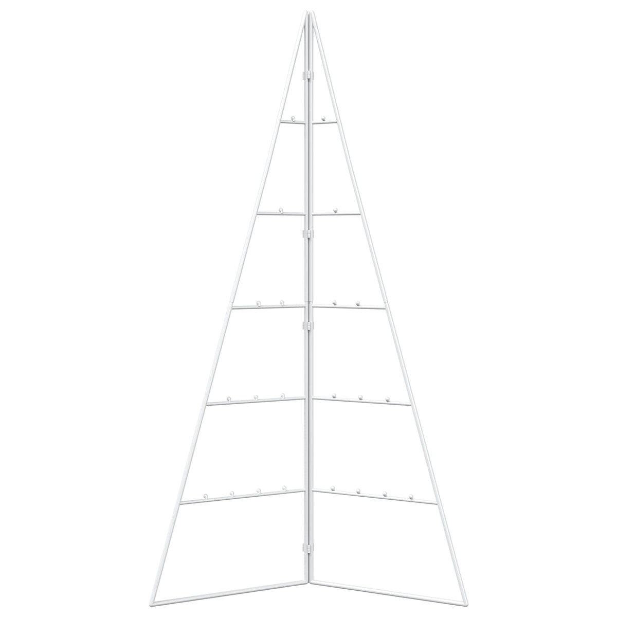Metalen kerstboom KUOPIO 100 cm Staal Wit
