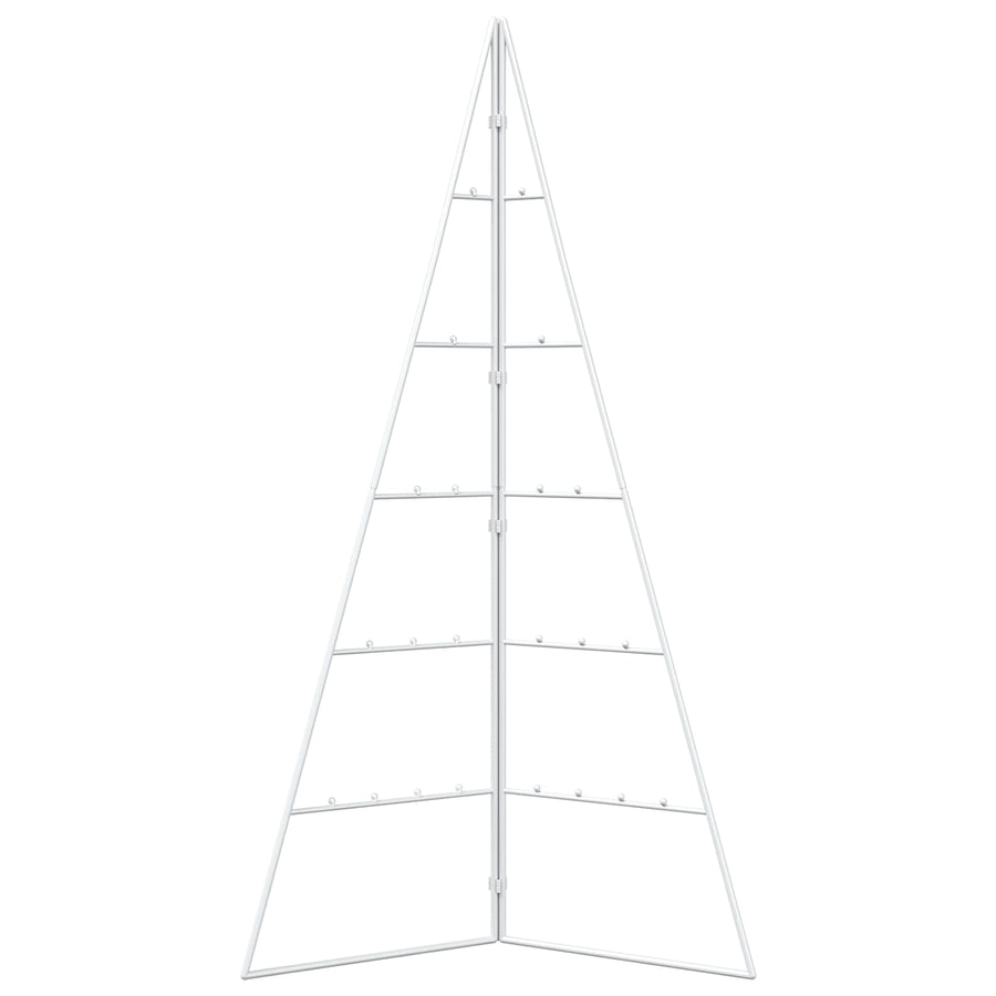 Metalen kerstboom KUOPIO 100 cm Staal Wit