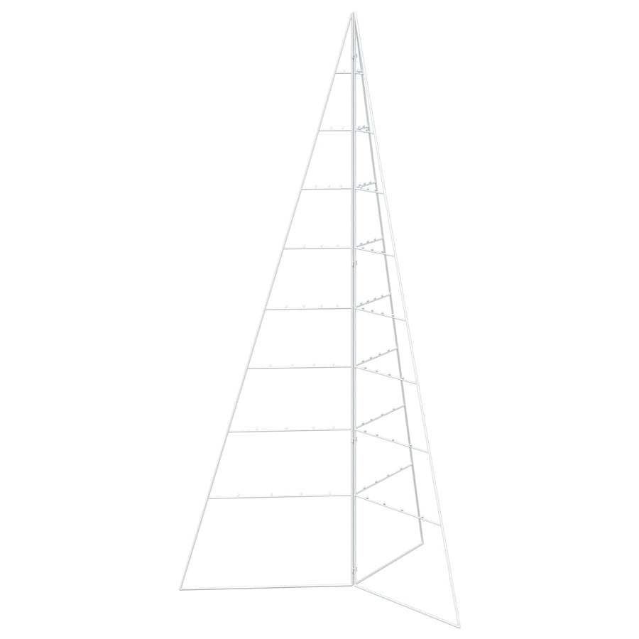Metalen kerstboom KUOPIO 180 cm Staal Wit