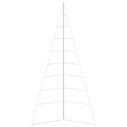 Metalen kerstboom KUOPIO 180 cm Staal Wit