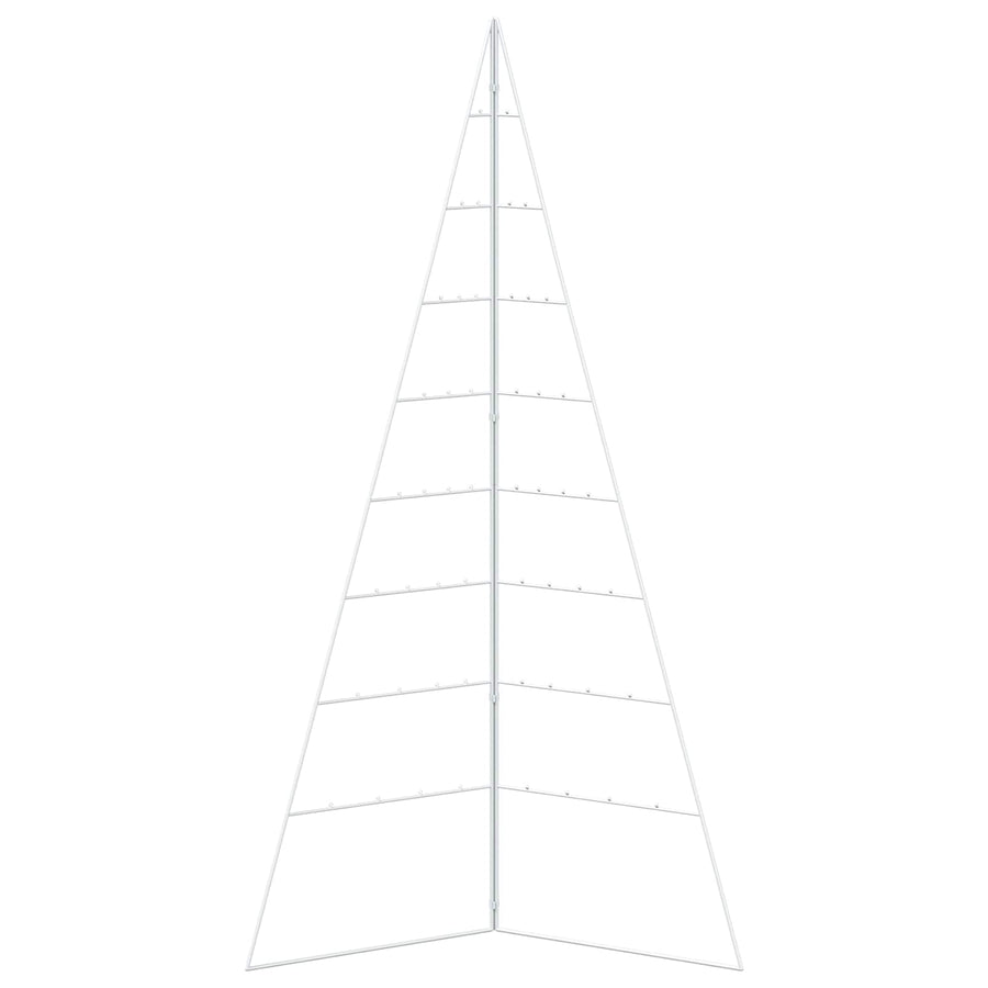 Metalen kerstboom KUOPIO 180 cm Staal Wit