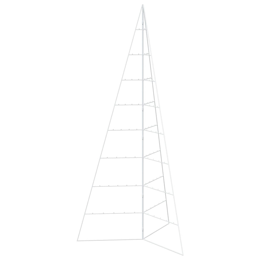 Metalen kerstboom KUOPIO 210 cm Staal Wit