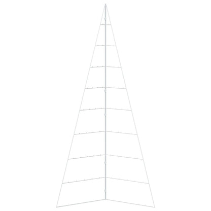 Metalen kerstboom KUOPIO 210 cm Staal Wit