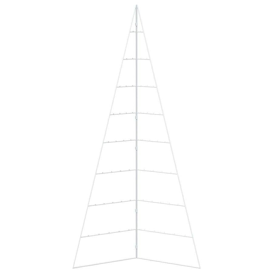 Metalen kerstboom KUOPIO 210 cm Staal Wit