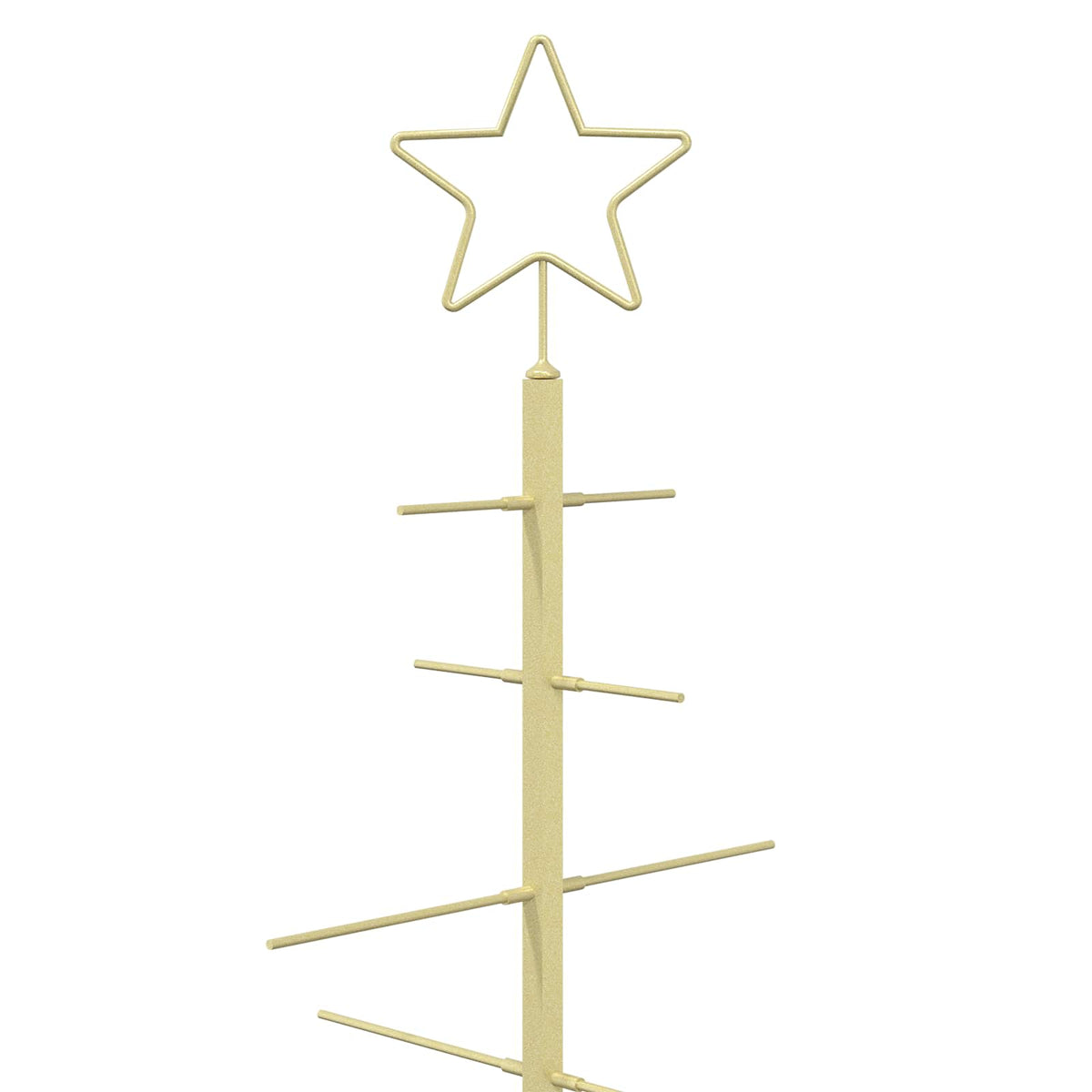 Metalen kerstboom met standaard KUOPIO 60 cm Staal Goud