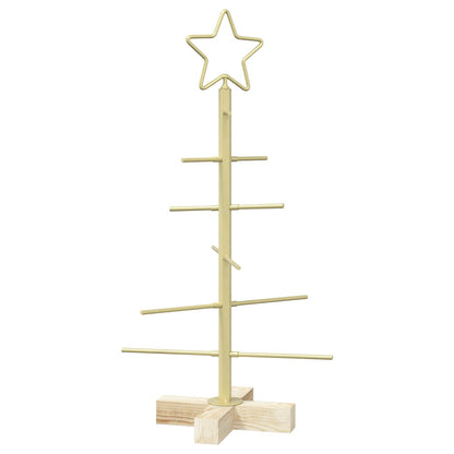 Metalen kerstboom met standaard KUOPIO 60 cm Staal Goud