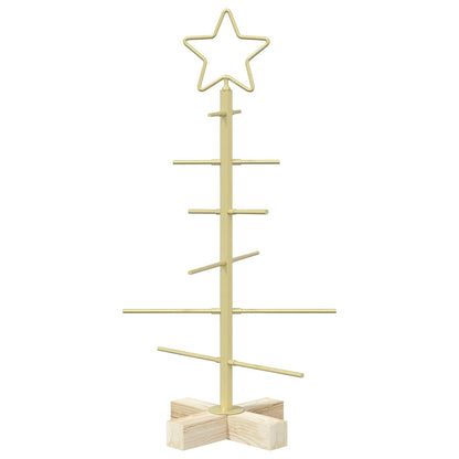 Metalen kerstboom met standaard KUOPIO 60 cm Staal Goud
