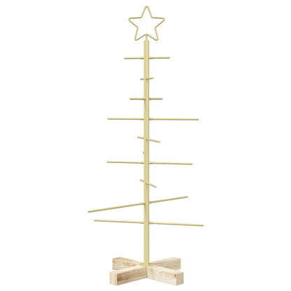 Metalen kerstboom met standaard KUOPIO 90 cm Staal Goud