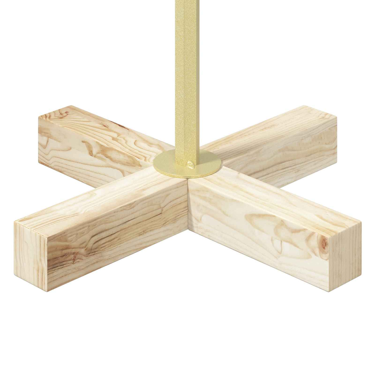 Metalen kerstboom met standaard KUOPIO 120 cm Staal Goud