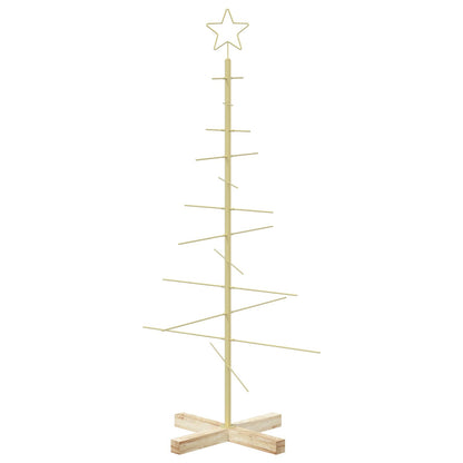 Metalen kerstboom met standaard KUOPIO 120 cm Staal Goud