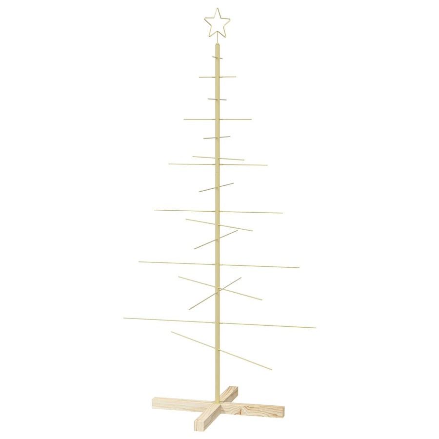 Metalen kerstboom met standaard KUOPIO 150 cm Staal Goud