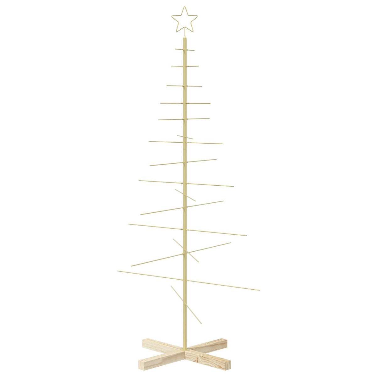 Metalen kerstboom met standaard KUOPIO 150 cm Staal Goud