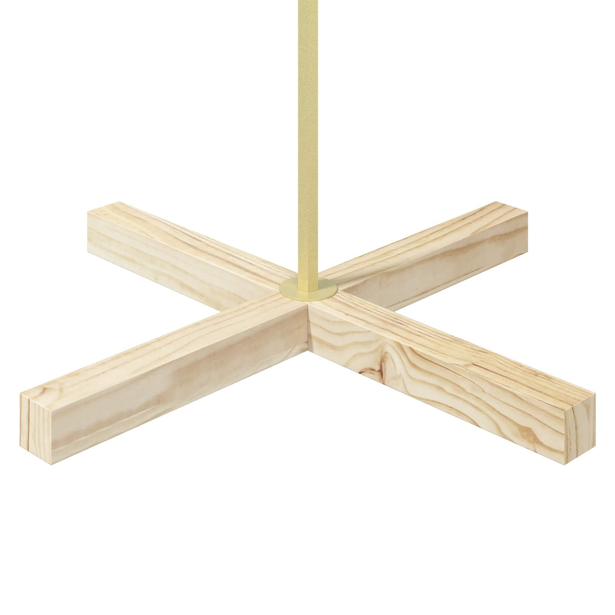 Metalen kerstboom met standaard KUOPIO 180 cm Staal Goud