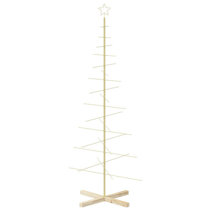 Metalen kerstboom met standaard KUOPIO 180 cm Staal Goud