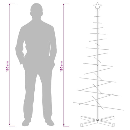 Metalen kerstboom met standaard KUOPIO 180 cm Staal Goud