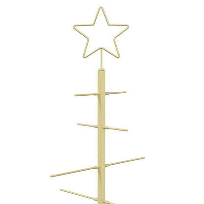 Metalen kerstboom met standaard KUOPIO 210 cm Staal Goud