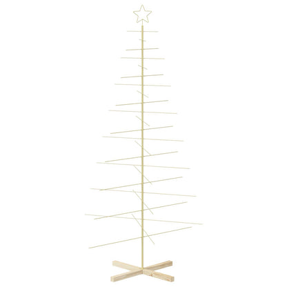 Metalen kerstboom met standaard KUOPIO 210 cm Staal Goud