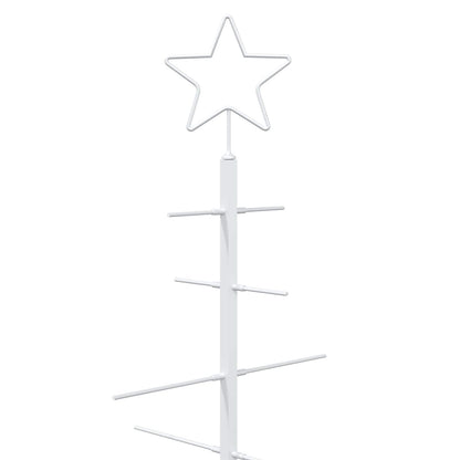 Metalen kerstboom met standaard KUOPIO 60 cm Staal Wit