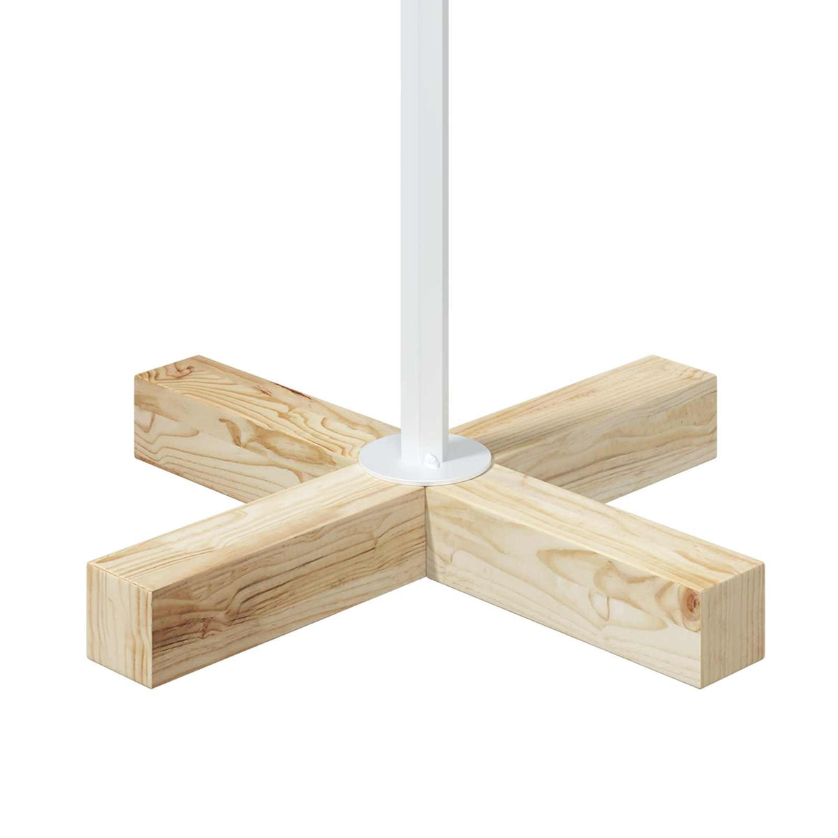 Metalen kerstboom met standaard KUOPIO 60 cm Staal Wit